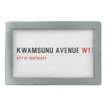 KwaMsunu Avenue  Belt Buckles