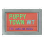 Puppy town  Belt Buckles