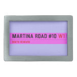 Martina Road #10  Belt Buckles