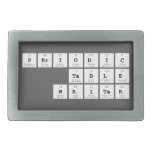 Periodic
 Table
 Writer  Belt Buckles