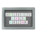 Periodic
 Table
 Writer  Belt Buckles