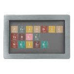 Periodic
 Table
 Writer  Belt Buckles