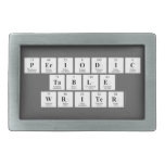 Periodic
 Table
 Writer  Belt Buckles