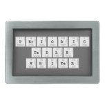 Periodic
 Table
 Writer  Belt Buckles