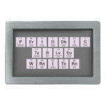 Periodic
 Table
 Writer  Belt Buckles