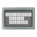 Periodic
 Table
 Writer  Belt Buckles