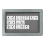 Periodic
 Table
 Writer  Belt Buckles