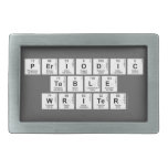Periodic
 Table
 Writer  Belt Buckles