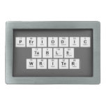 Periodic
 Table
 Writer  Belt Buckles