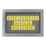 Periodic
 Table
 Writer  Belt Buckles