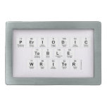 Periodic
 Table
 Writer  Belt Buckles
