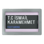 T.C İSMAİL KARAMEHMET  Belt Buckles
