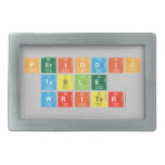 Periodic
 Table
 Writer  Belt Buckles