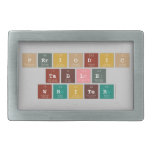 Periodic
 Table
 Writer  Belt Buckles
