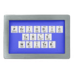 Periodic
 Table
 Writer  Belt Buckles
