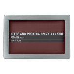Leeds and Proxima HMVY  Belt Buckles