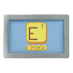 E
 EMMA  Belt Buckles