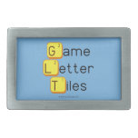 Game
 Letter
 Tiles  Belt Buckles
