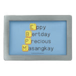 Eppy 
 Bertday
 Precious
 Masangkay  Belt Buckles
