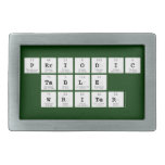 Periodic
 Table
 Writer  Belt Buckles