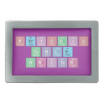 Periodic
 Table
 Writer  Belt Buckles
