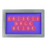 Periodic
 Table
 Writer  Belt Buckles