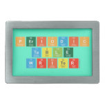 Periodic
 Table
 Writer  Belt Buckles