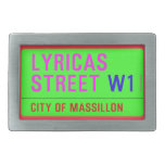 lyricas Street  Belt Buckles