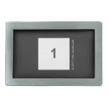 1   Belt Buckles