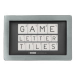 Game
 Letter
 Tiles  Belt Buckles