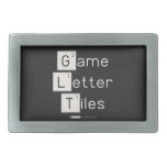 Game
 Letter
 Tiles  Belt Buckles