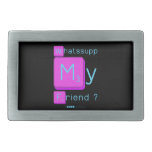 Whatssupp
 My
 Friend ?  Belt Buckles