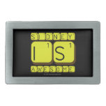 Sidney
 Is
 Awesome
   Belt Buckles