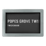 Popes Grove  Belt Buckles