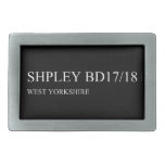 SHPLEY  Belt Buckles