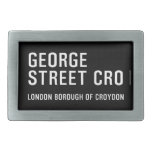 George  Street  Belt Buckles