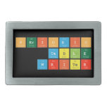 Periodic Table Writer  Belt Buckles