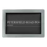 Petersfield road  Belt Buckles