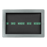 In the name of god  Belt Buckles