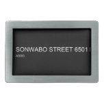 SONWABO STREET  Belt Buckles