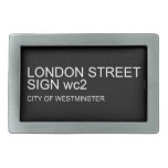 LONDON STREET SIGN  Belt Buckles