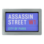 ASSASSIN Street  Belt Buckles
