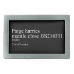 Paige harries mantle close  Belt Buckles