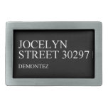 Jocelyn  Street  Belt Buckles