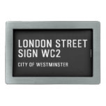 LONDON STREET SIGN  Belt Buckles