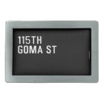 115TH Goma St  Belt Buckles