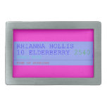 Rhianna hollis 10 elderberry  Belt Buckles