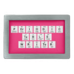 Periodic
 Table
 Writer  Belt Buckles