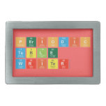 Periodic
 Table
 Writer  Belt Buckles