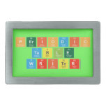 Periodic
 Table
 Writer  Belt Buckles